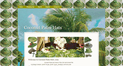 Desktop Screenshot of coconutpalmhats.com